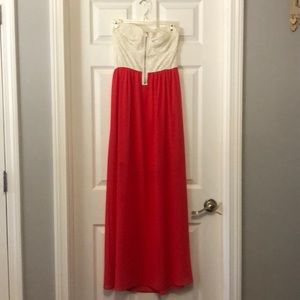 Strapless Maxi Dress by Fio Fio size M
